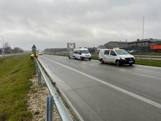Będą prace drogowe na nowo otwartym odcinku DK7