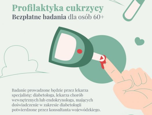 Bezpłatna profilaktyka cukrzycy dla osób 60+