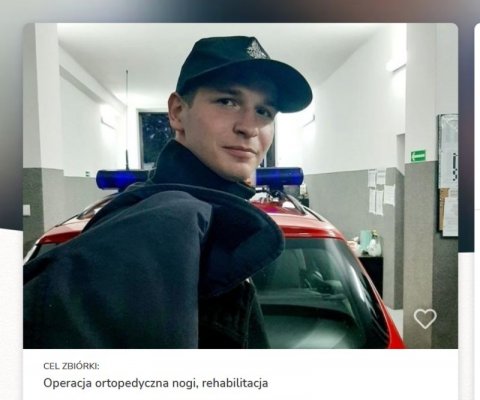 Strażak z Grójca pojechał by pomóc, teraz sam potrzebuje pomocy!