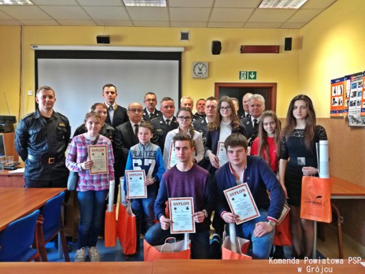 Sprawdzali swoją wiedzą pożarniczą