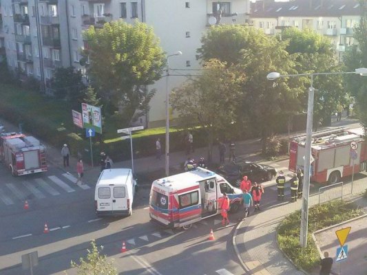 Wypadek na ul. Bankowej