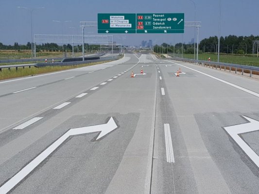 Rośnie nowa trasa S7 Grójec - Warszawa (ZDJĘCIA!)