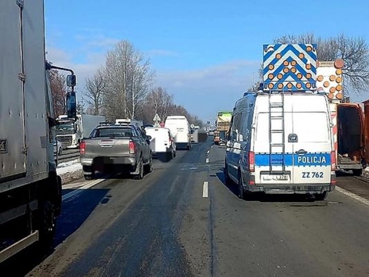 Są duże utrudnienia na DK7 Grójec - Warszawa