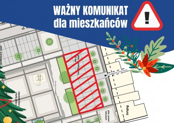 Od piątku będą utrudnienia na Placu Wolności