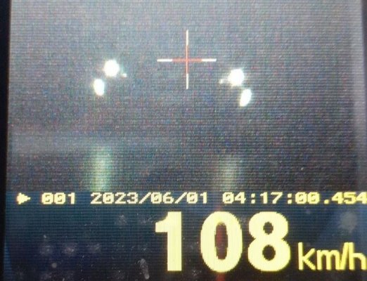 Mundurowi namierzyli volvo, którego kierowca przekroczył prędkość o 58 km/h