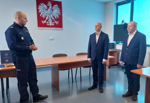 Pożegnanie policjantów odchodzących na emeryturę
