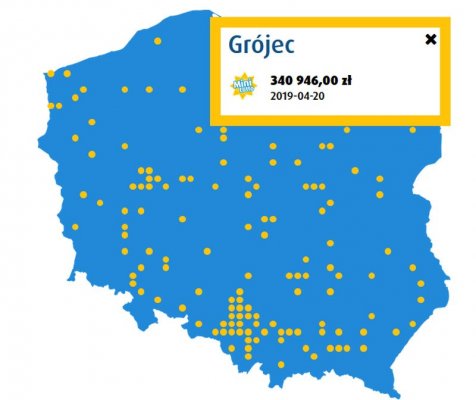 Duża wygrana w Mini Lotto. Szczęśliwiec z Grójca
