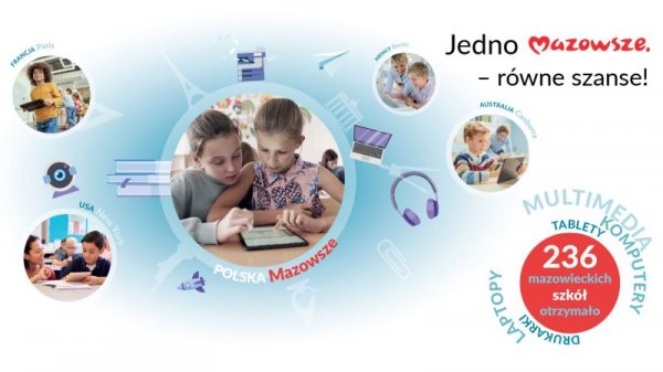 Zdalnie na Mazowszu – Samorząd Województwa Mazowieckiego wsparł szkoły, uczniów i samorządy lokalne