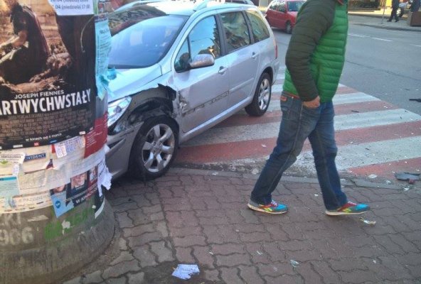 Wypadek na skrzyżowaniu Piłsudskiego i P.O.W.