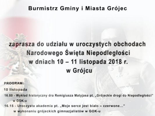 Narodowe Święto Niepodległości w Grójcu