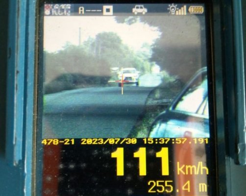 Przekroczył prędkość o ponad 61 km/h