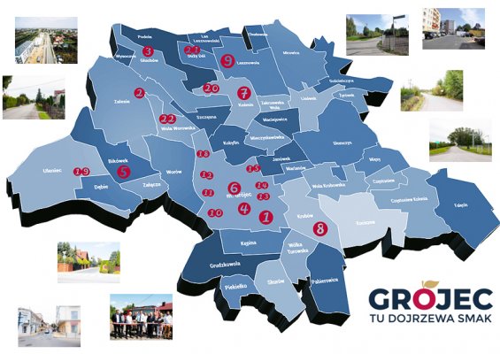 Zrealizowane inwestycje w gminie Grójec