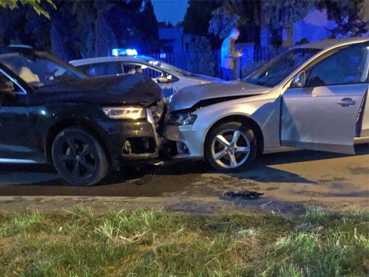 Pijany kierowca jechał rondem pod prąd