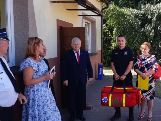 Prezent od KRUS dla strażaków ze Zbroszy