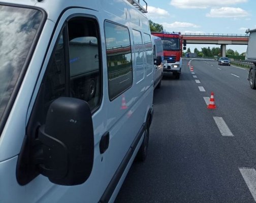 Spowodował kolizję na S7 i uciekł. Znaleźli go leżącego w zaroślach