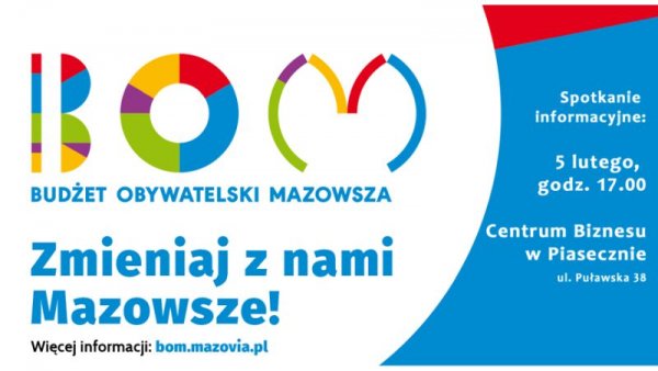 Rusza budżet obywatelski Mazowsza