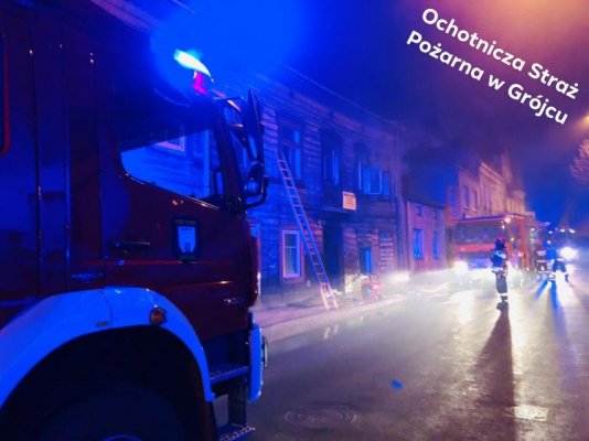 Kolejny pożar drewniaka na ul. Kościelnej