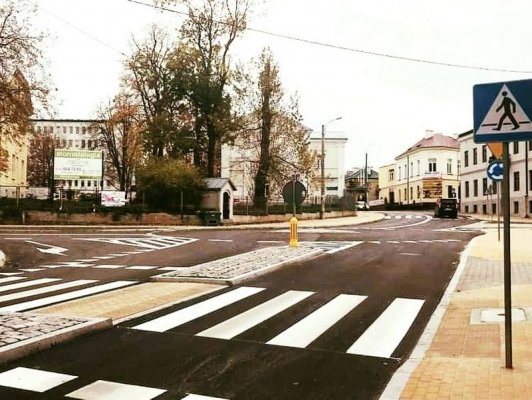 Nowe rondo w Grójcu - ulica Poświętne otwarta po remoncie