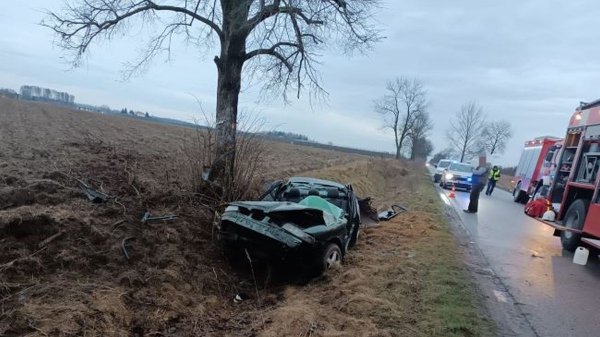 Tragiczny wypadek. Zginął młody mężczyzna
