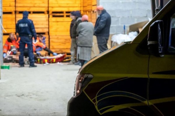 Tragedia w przechowalni owoców pod Błędowem 