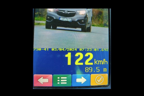 Jechała o 72 km/h za szybko, policjanci Grupy SPEED zareagowali