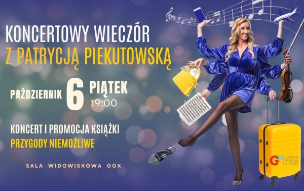 Koncertowy Wieczór z Patrycją Piekutowską w GOK