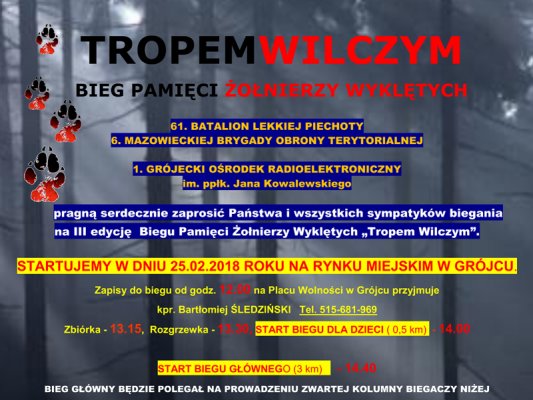 Bieg Pamięci Żołnierzy Wyklętych Tropem Wilczym