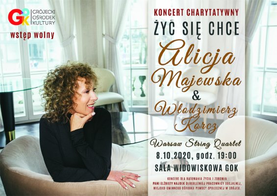 Alicja Majewska i Włodzimierz Korcz wystąpią charytatywnie