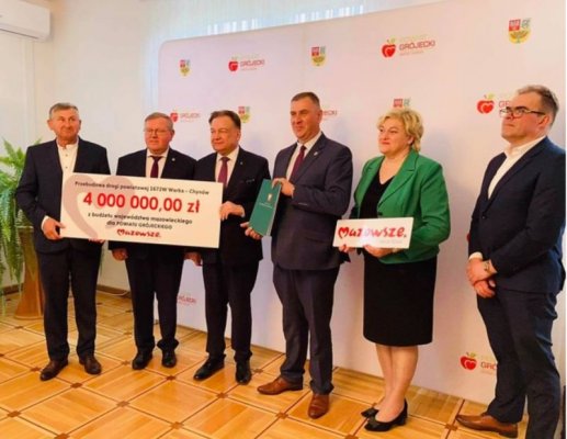 Samorząd województwa dołoży 4 mln zł do modernizacji drogi Warka - Chynów