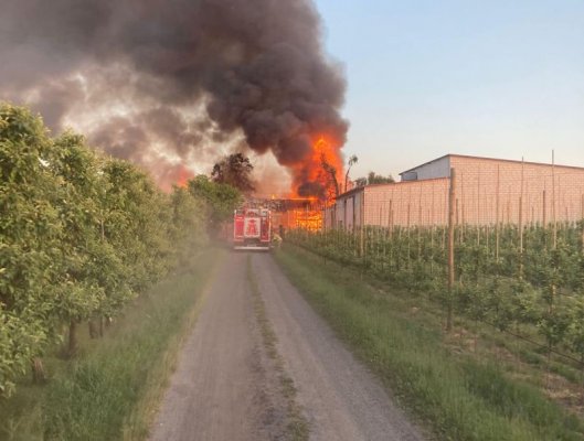 Pożar w Bikówku. Z ogniem walczyło 8 zastępów strażaków