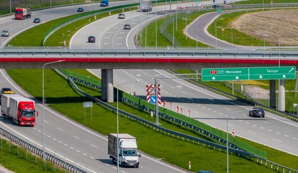 Otwarto nowy węzeł na S7 Grójec - Warszawa