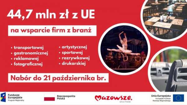 Kolejne wsparcie Samorządu Województwa dla przedsiębiorców