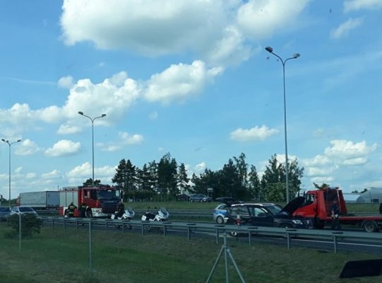 Wypadek na S7: pijana mieszkanka Goszczyna jechała pod prąd