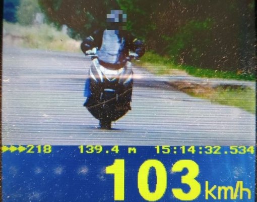 Motocyklista stracił prawo jazdy