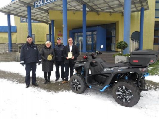 Grójeccy policjanci będą patrolować okolice quadem