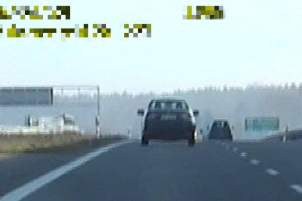 Nową trasą S7 gnał 200 km/h, bo spieszył się na spotkanie