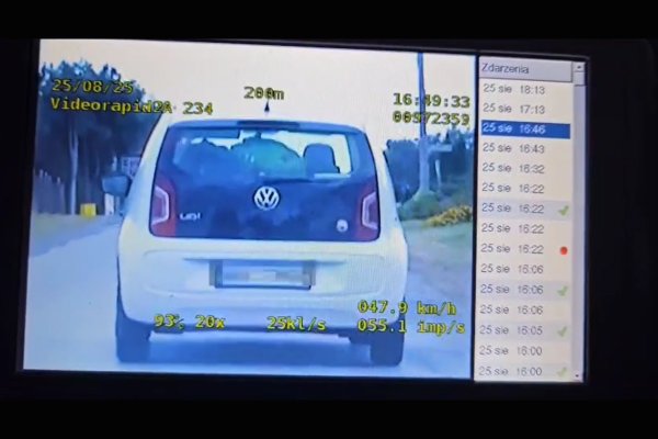 Kierowca na zakazie i z narkotykami. Miał problemy z utrzymaniem toru jazdy