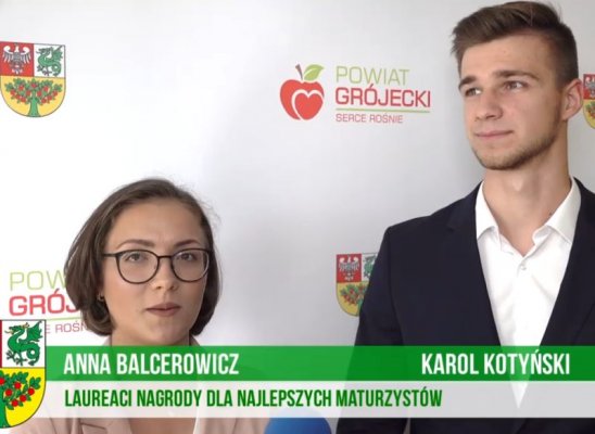 Anna Balcerowicz z LO w Grójcu najlepszą maturzystką w powiecie