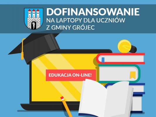 Dofinansowanie na laptopy dla uczniów