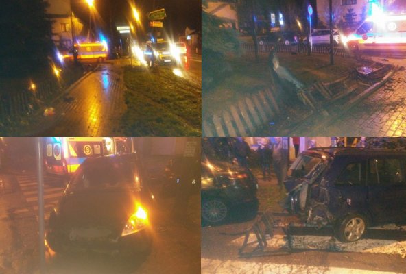 Wypadek na ul. Wybickiego