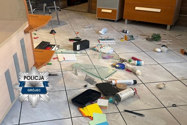 Krewki 45-latek zdemolował salon kosmetyczny. Chciał wymusić od właścicielki 10 zł 