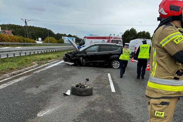 Wypadek w Worowie! Duże utrudnienia na S7