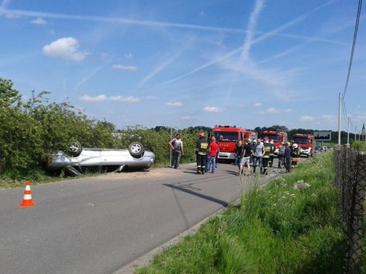 Groźnie wyglądający wypadek w Goszczynie