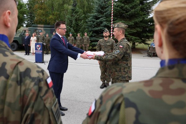 Marszałek Sejmu Szymon Hołownia w Grójcu. Wyjątkowa uroczystość