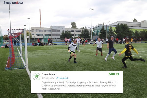 Grójec Cup 2023: wsparliśmy Kacperka, który chce chodzić jak inne dzieci