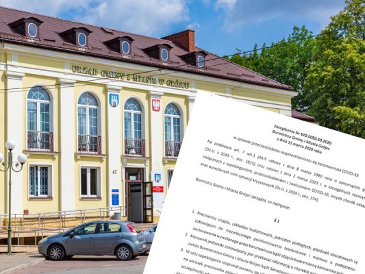 Jest zarządenie burmistrza Grójca ws. koronawirusa