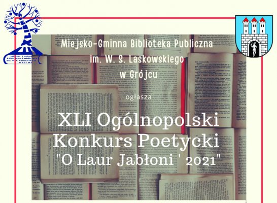 Ogólnopolski Konkurs Poetycki O Laur Jabłoni 2021