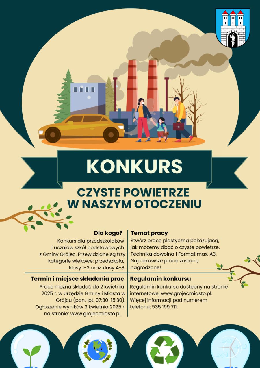 Konkurs CZYSTE POWIETRZE W NASZYM OTOCZENIU