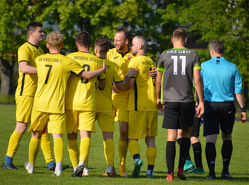 Mazowsze Grójec – Gryf Policzna 5:2 (1:1), fot. M.Adamski