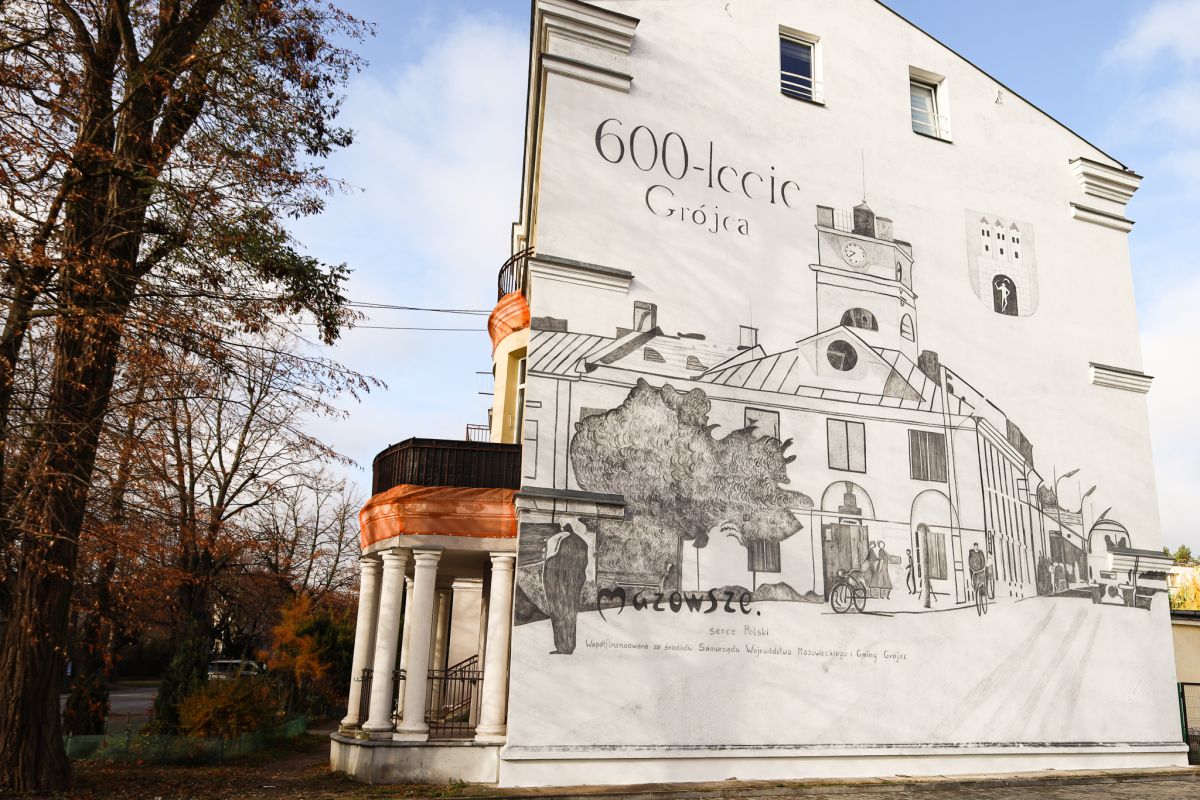 Nowy mural w Grójcu (fot. Szymon Wójcik)